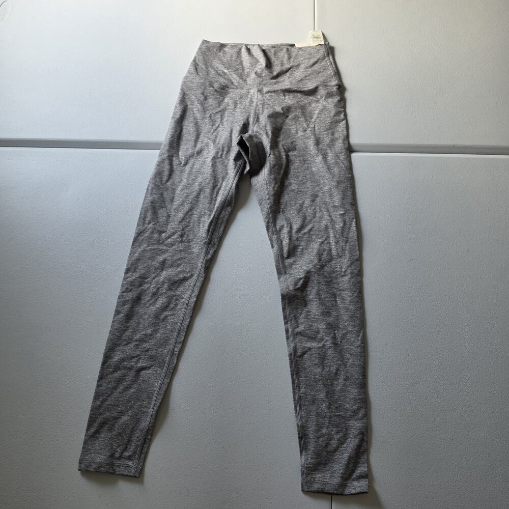 Aerie Leggings Womens Medium Gray The Hugger High Rise Ankle Yoga Jersey Stretch
